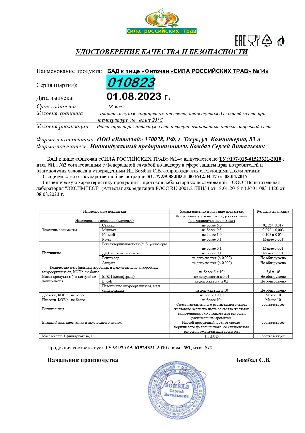 Паспорт №082023